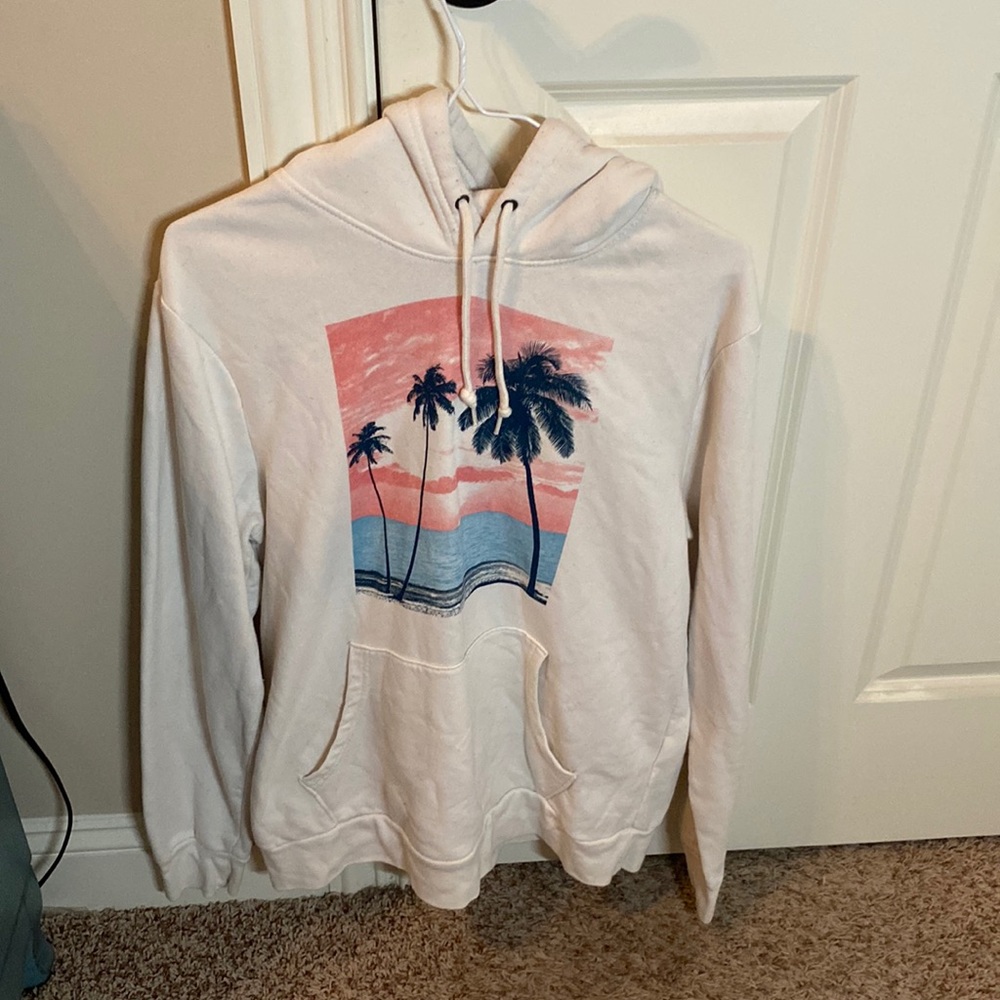 White old navy beach hoodie